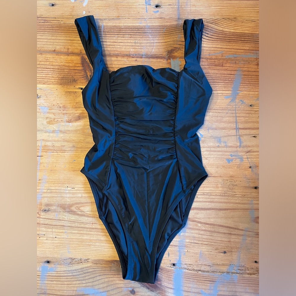 Jcrew black swimsuit size 8